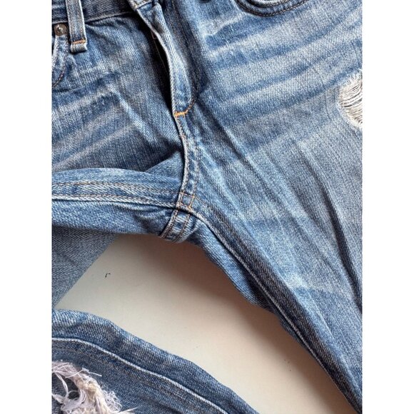 RAG & BONE The Dre Moss w/ Holes Ripped Boyfriend Jeans, Size 23 - Picture 6 of 16